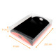 Boite pour mignardises 19x25,5x5cm (12 mignardises) Noir/Orange, carton de 10