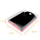 Boite pour mignardises 19x25,5x5cm (12 mignardises) Noir/Fuschia, carton de 10