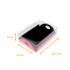 Boite pour mignardises 18,5x13x5cm (6 mignardises) Noir/Fuschia, carton de 16