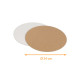 Disque en kraft ø 24cm (ep, 1,5mm), paquet de 100
