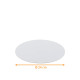 Disque blanc "Porcelaine" ø 24cm, paquet de 50
