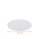 Disque blanc "Porcelaine" ø 22cm, paquet de 50