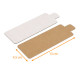 Support a languette en kraft 4,5x13cm (épaisseur 1,5mm), paquet de 250