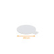 Support languette 'Porcelaine' 'Porcelaine' ø 8cm (épaisseur 1,5mm), paquet de 250