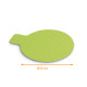 Laschenhalter schwarz/grün ø 9cm (Karton 1100g/m2), Packung mit 250