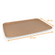 Plateau traiteur en kraft 28x42cm, carton de 100