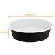 Black kraft salad jar 1100ml, ø184x58mm, box of 300