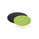 Disque en carton de couleur Noir /Vert ø 24cm, carton de 50