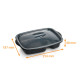 Meal trays with lids - Marmipack 1000 ml, 2 compartments, box of 200