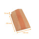 Bolsa para cruasanes 140+70x250mm (ref. 104), Ethnik en kraft marrón, paquete de 1000