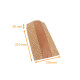 Sacchetto per croissant 120+50x210mm (rif. 102), Ethnik in kraft marrone, confezione da 1000
