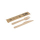 Kit couvert en bois fourchette, couteau, 210mm, carton de 500
