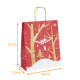 Bolsa con asa de cordel navideño Fenris Junior', 26+12x32cm, caja de 250