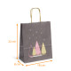 Borsa con manico in spago natalizio Narnia", 18+8x22cm, scatola da 250