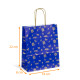 Bolsa con asa de cordel navideño Noé II", 18+8x22cm, caja de 250