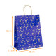 Borsa con manico in spago natalizio Noé II", 26+12+32cm, scatola da 250