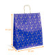 Bolsa con asa de cordel navideño Noé II", 35+14x41cm, caja de 250