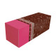 Déstockage Boite Buche 25x11x11cm, 'Harmony', Rose, carton de 25