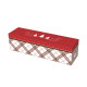 Espacio libre de la caja de troncos con muesca 40x11x11cm, 'Authentique, caja de 25