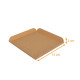Quadratisch genutet aus braunem Kraftpapier 19x19 cm (innen 15x15 cm), Karton mit 250 Stück