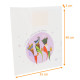 Bolsa Kraft "galette des rois 35+3x40cm, Engrasado, "Reyes Magos, caja de 100