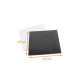 Presentación para caja 5x5cm, Negro Blanco, paquete de 200