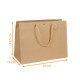 Borsa con coulisse di lusso scatola da 120, Chic Nature" 24x14x19,5cm