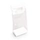 Support pour Sac SOS carton de 100, avec fermeture, 80+25/25x250mm, Blanc