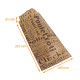 Tasche Huhn 180+65x355mm in braunem Kraftpapier, 'PatchWord'., Karton mit 500 Stück