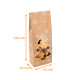 Sacchetto SOS Kraft per Pasqua e Natale 85+25/25x240mm, confezione da 50