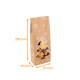 Sacchetto SOS Kraft per Pasqua e Natale 70+20/20x200mm, confezione da 50