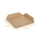Gefaltetes Quadrat Kraft / Kraft, 8x8cm, Karton mit 200 Stück