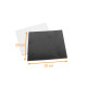 Quadrato bianco nero spesso confezione da 50, 20x20cm