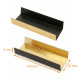 Kartonhalter für eclair GOLD/SCHWARZ, gerillt 100x60mm (+2x15mm), 200er-Packung