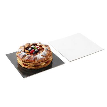 Quadrato bianco nero spesso