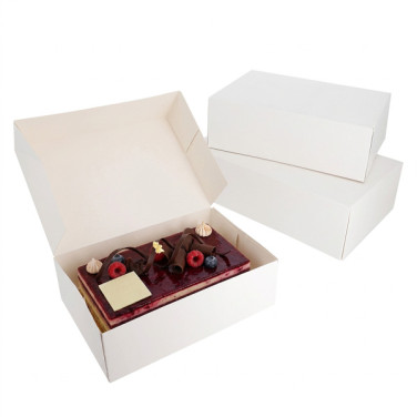 Caja rectangular blanca