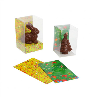 Habillage pour boite transparente