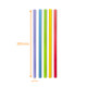 Paja papel multicolor ø 8mm h200mm, paquete de 150