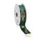 Cinta para envolver regalos satin simple face, 25mm x 20m, vert, impression 'Casse-Noisette', por unidad