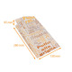 Sac poulet 130+95x280mm en kraft blanc, 'PatchWord', carton de 400