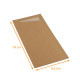 Sachetto Kraft, 8.5x19cm avec serviette ouatée 2 plis blanche (33x33cm), scatola da 500