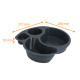 Plateau Repas Réutilisable carton de 100, 'SELFIPACK' 272x260x50mm - 4 compartiments