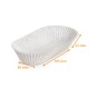 Plissee-Kiste weiß Nr. 88 (Boden: 105 x 40mm, Höhe 25mm), 1000er-Pack