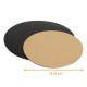 Pappscheibe GOLD/SCHWARZ ø 24 cm, 100er-Packung