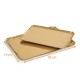 Feinkostplatten  Gold, 19x28 cm, Karton mit 200 Stück