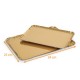 Feinkostplatten  Gold, 25x34 cm, Karton mit 100 Stück