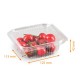 Vassoi rettangolari - Optipack 250 cc, 125x113x42 mm, Scatola da 600 pezzi