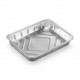 Piatti in alluminio 227x178x30 mm, 1 scomparto, confezione da 100