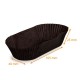 Plissee-Kiste schwarz Nr. 88 (Boden: 105 x 40mm, Höhe 25mm), 1000er-Pack