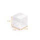 Caja transparente 7x7x7cm, paquete de 10